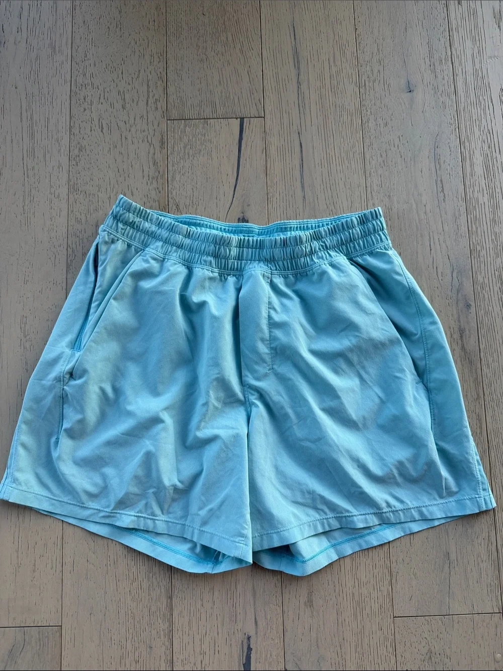 lululemon athletica Light Blue Men's Athletic Shorts